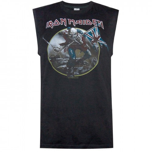 Front - Iron Maiden Mens Amplified Tank Top