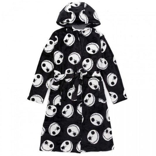 Front - Nightmare Before Christmas Mens Jack Skellington Dressing Gown