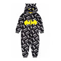 Front - Batman Boys Fluffy All-In-One Nightwear