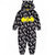Front - Batman Boys Fluffy All-In-One Nightwear