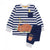 Front - The Gruffalo Boys Striped Pyjama Set