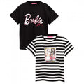Front - Barbie Girls T-Shirt (Pack of 2)