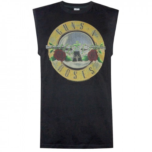 Front - Amplified Mens Guns N Roses Sleeveless T-Shirt
