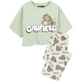 Front - Garfield Womens/Ladies Coffee Long Pyjama Set