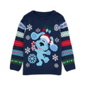 Front - Blue´s Clues & You! Childrens/Kids Knitted Christmas Jumper
