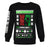 Front - Minecraft Childrens/Kids Creeper Sequins Christmas Jumper