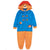 Front - Paddington Bear Childrens/Kids 3D Hooded Jumpsuit