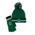 Front - Harry Potter Unisex Adult Slytherin Beanie & Gloves Set