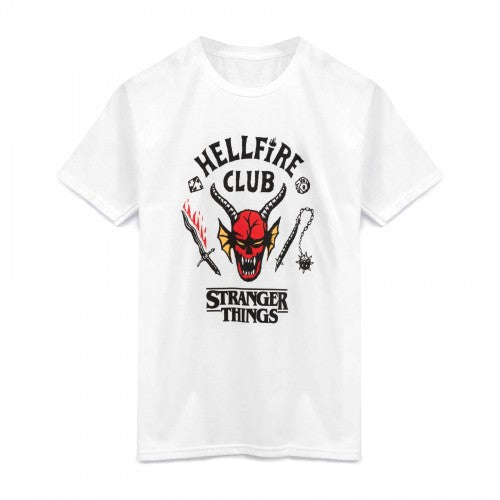 Front - Stranger Things Childrens/Kids Hellfire Club T-Shirt