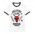 Front - Stranger Things Unisex Adult Hellfire Club T-Shirt