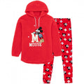 Front - Mickey Mouse Womens/Ladies Borg Pyjama Set