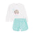 Front - Pusheen Girls Fleece Pyjama Set