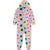 Front - Minecraft Girls All-Over Print Sleepsuit