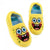 Front - SpongeBob SquarePants Mens Face Slippers