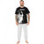 Front - Star Wars: The Mandalorian Mens Splattered Pyjama Set