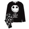 Front - Nightmare Before Christmas Boys Jack Skellington Long Pyjama Set