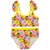 Front - SpongeBob SquarePants Girls Faces Bikini