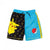 Front - Pokemon Boys Pikachu Pokeball Swim Shorts