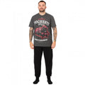 Front - Harry Potter Mens Hogwarts Express Long Pyjama Set