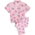 Front - Disney Girls Minnie Mouse Short-Sleeved Pyjama Set
