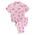 Front - Disney Girls Minnie Mouse Short-Sleeved Pyjama Set