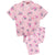 Front - Disney Girls Minnie Mouse Short-Sleeved Pyjama Set