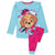 Front - Paw Patrol Girls Long-Sleeved Pyjama Set