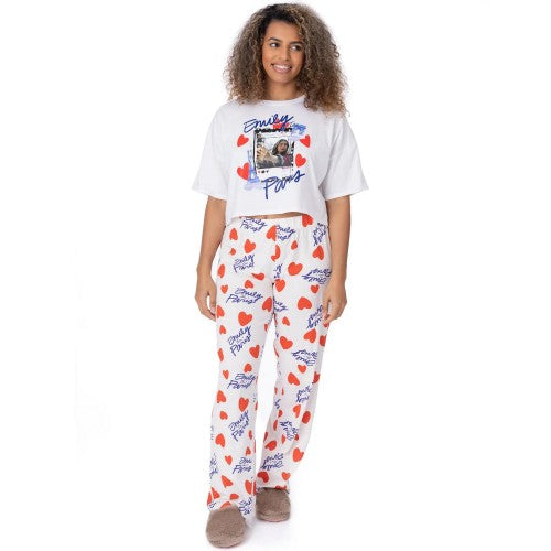 Front - Emily In Paris Womens/Ladies Pyjama Set