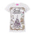 Front - Beauty And The Beast Girls Short-Sleeved T-Shirt