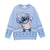 Front - Lilo & Stitch Childrens/Kids Knitted Christmas Jumper
