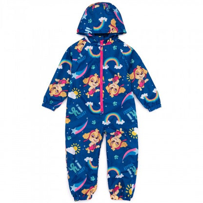 Front - Paw Patrol Girls Skye Puddle Suit