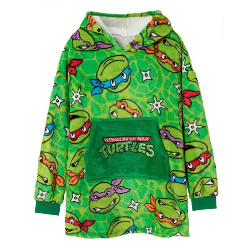 Front - Teenage Mutant Ninja Turtles Boys Hoodie Blanket