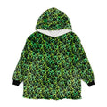 Front - Minecraft Boys Oversized Hoodie Blanket