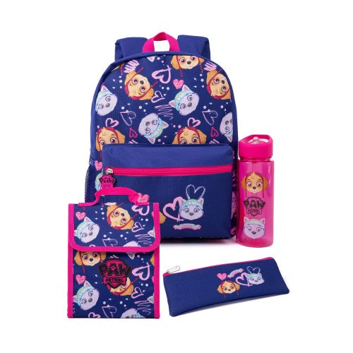 Front - Paw Patrol Girls Skye & Everest Backpack Set (Pack Of 4)