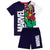 Front - Marvel Boys Superhero Short Pyjama Set