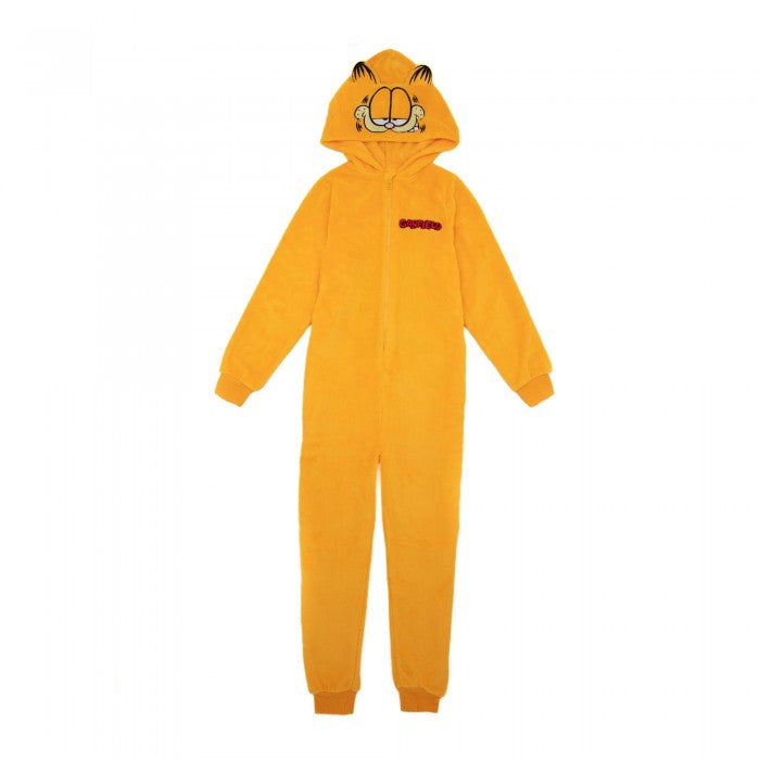 Front - Garfield Childrens/Kids Novelty All-In-One Nightwear