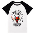 Front - Stranger Things Childrens/Kids Hellfire Club Short-Sleeved T-Shirt