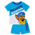 Front - Paw Patrol Boys Chase Short Pyjama Set