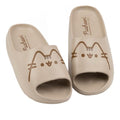 Front - Pusheen Womens/Ladies Moulded Footbed Sliders