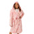 Front - Barbie Womens/Ladies Hooded Dressing Gown