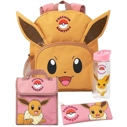 Front - Pokemon Eevee Backpack Set