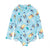 Front - Bluey Girls One Piece Swimsuit