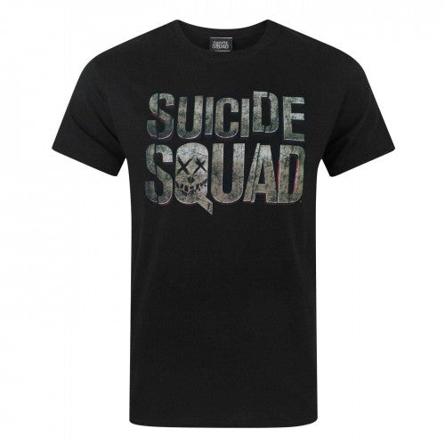 Front - Suicide Squad Mens Logo T-Shirt