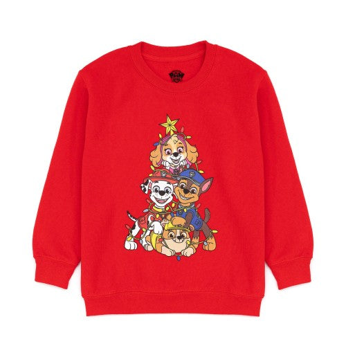 Front - Paw Patrol Childrens/Kids Christmas Jumper