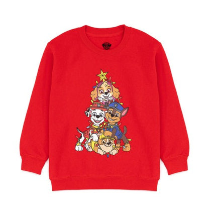 Front - Paw Patrol Childrens/Kids Christmas Jumper