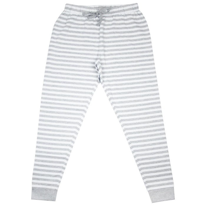 Front - Unisex Adult Striped Lounge Pants