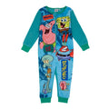 Front - SpongeBob SquarePants Childrens/Kids Normal Is Boring All-In-One Nightwear