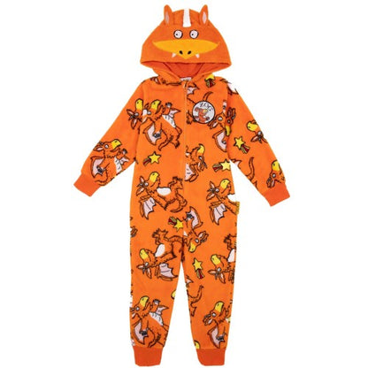 Front - The Gruffalo Childrens/Kids Zog 3D Ears All-In-One Nightwear
