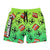 Front - Minecraft Boys Creeper Swim Shorts