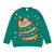 Front - Pusheen Womens/Ladies Knitted Christmas Sweatshirt